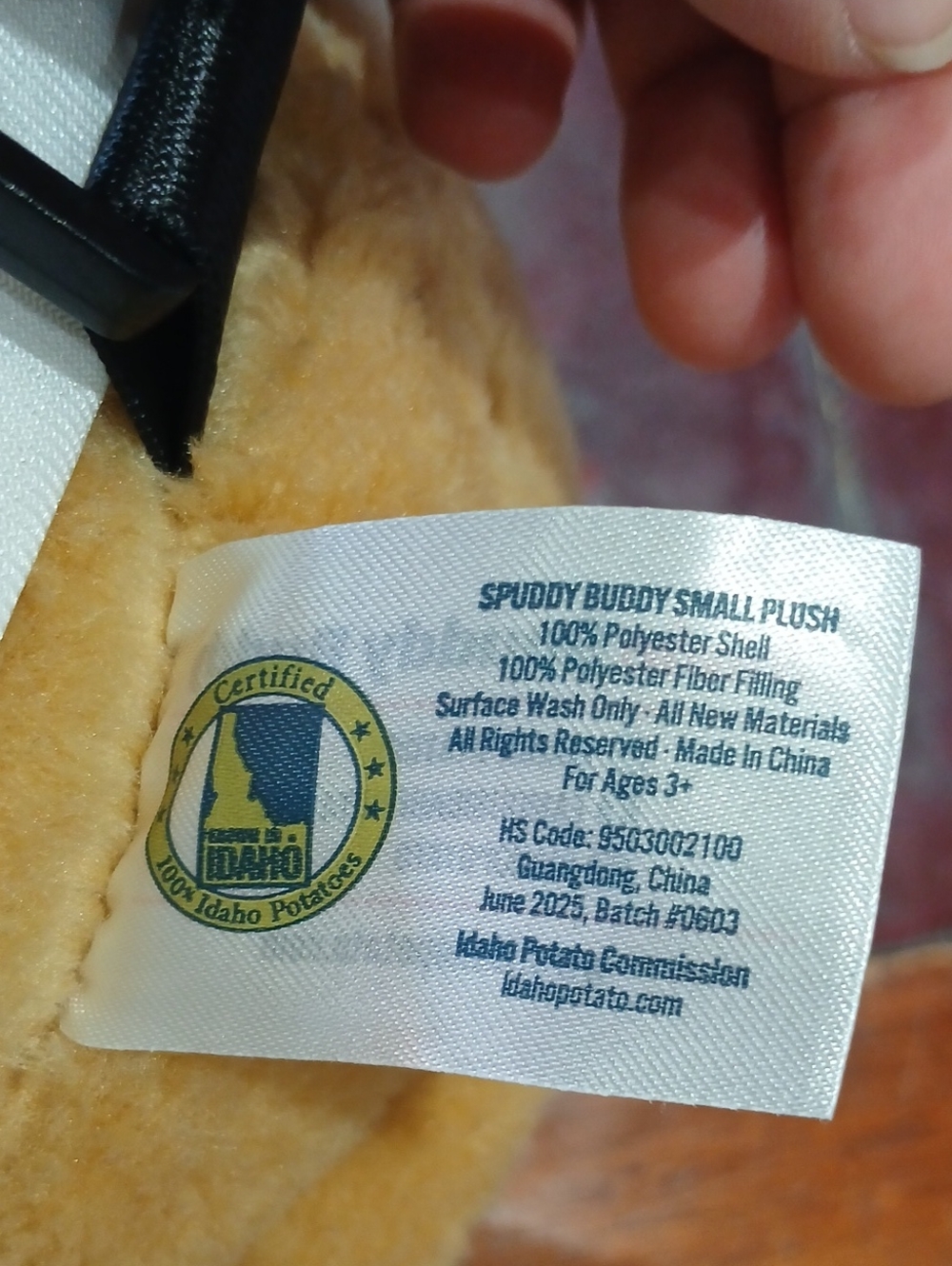 NWT Spuddy Buddy Plush Backpack 2025 & Mini Spuddy Buddy Beanie Plush - Picture 13 of 13